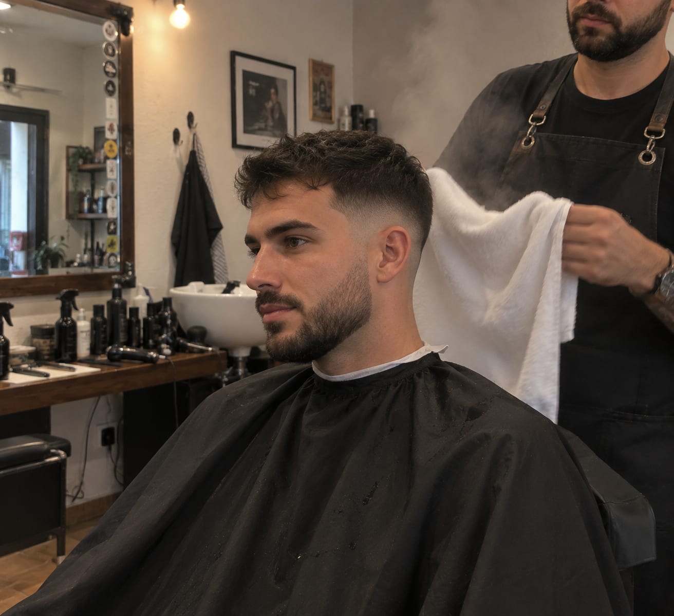 Corte y barba, foto del resultado