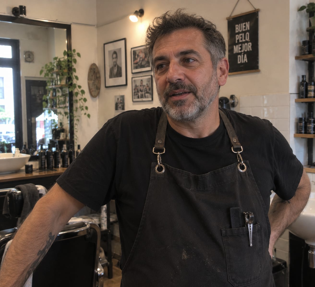 Retrato de Luis en el salón